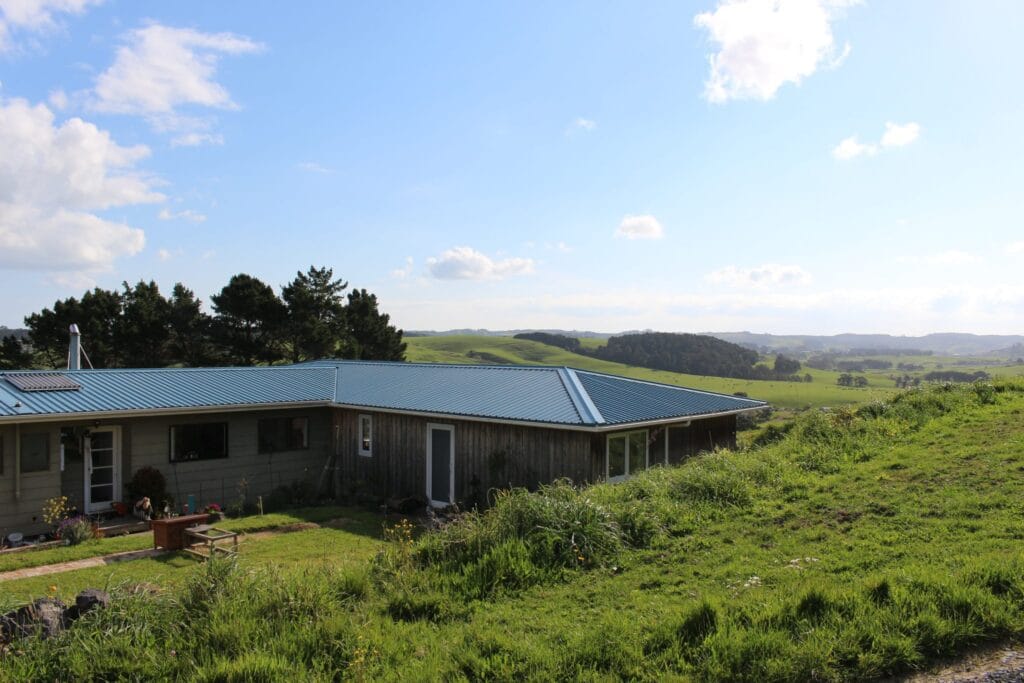 View of the house with B&B entrance